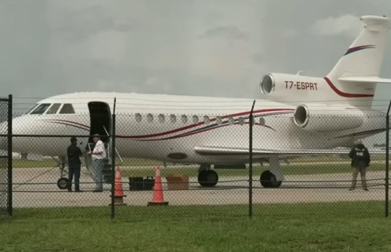 Avião presidencial usado por Nicolás Maduro é apreendido pelos EUA na República Dominicana