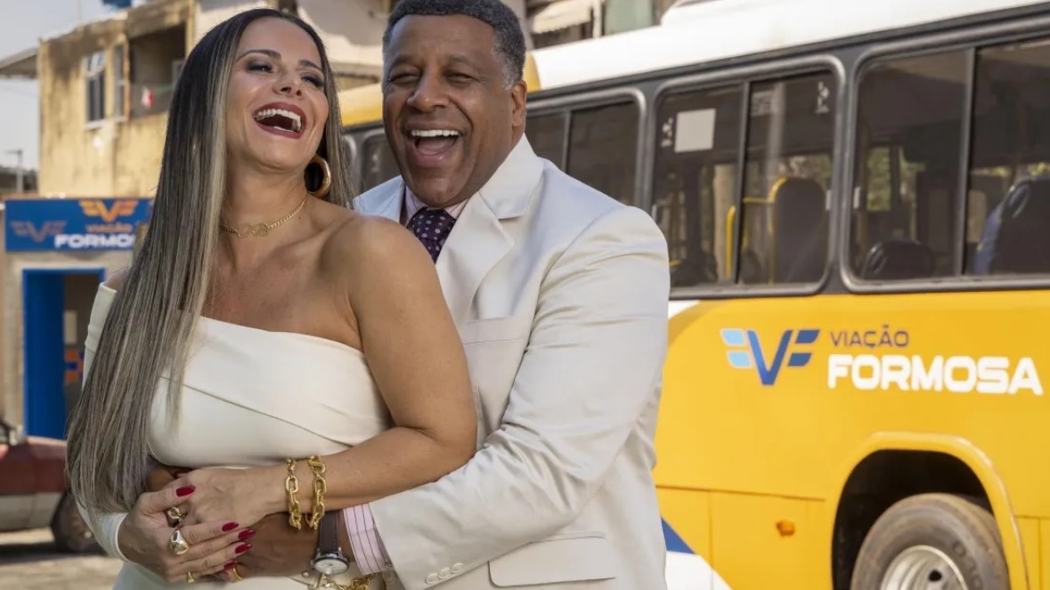 Viviane Araújo comemora nova parceria com Ailton Graça em ‘Volta Por Cima’, nova novela das 19h