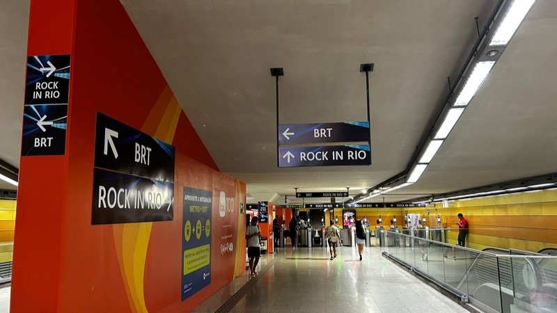 MetrôRio reforça operação durante segunda semana do Rock in Rio