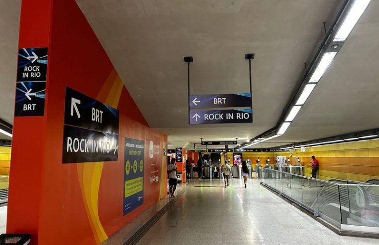 MetrôRio prepara esquema especial para este fim de semana (14 e 15) com jogos no Engenhão, Maracanã e Rock in Rio