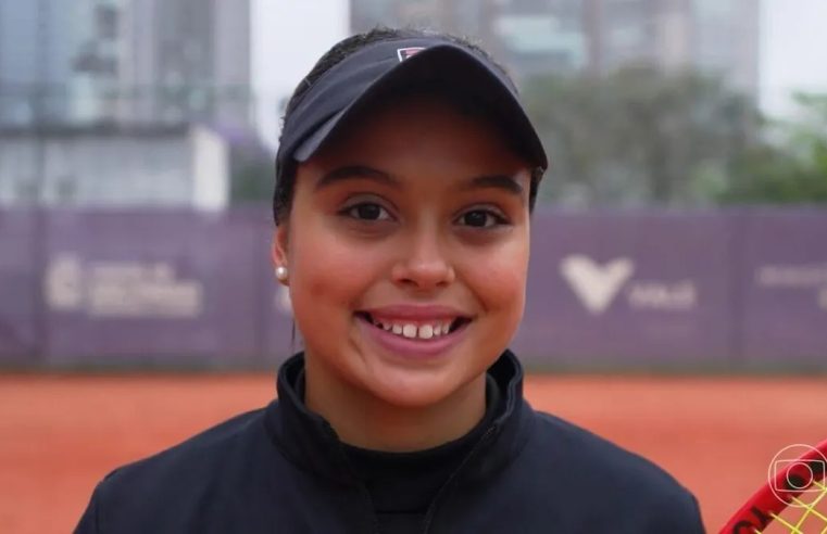 ‘Naná’, de 14 anos, se torna tenista brasileira mais jovem a entrar no ranking mundial