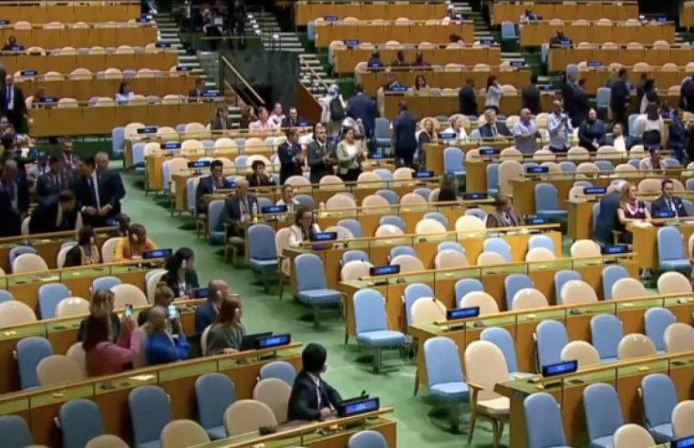 Delegação brasileira não assiste discurso de primeiro-ministro de Israel na Assembleia da ONU