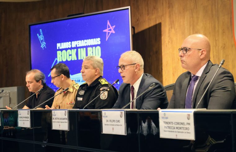 Rock In Rio: Governo emprega força-tarefa de 8 mil agentes para garantir segurança de evento