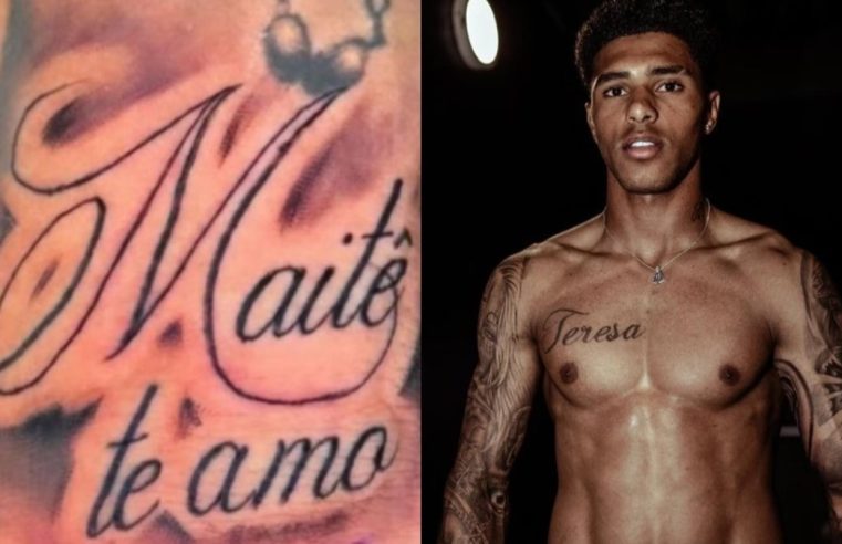 Jogador brasileiro descobre que não é pai de bebê com influencer após tatuar nome da criança