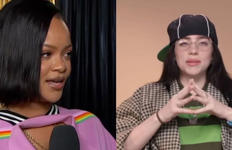 Rihanna revela colaboração dos sonhos: ‘Billie Eilish. Ela é muito boa’