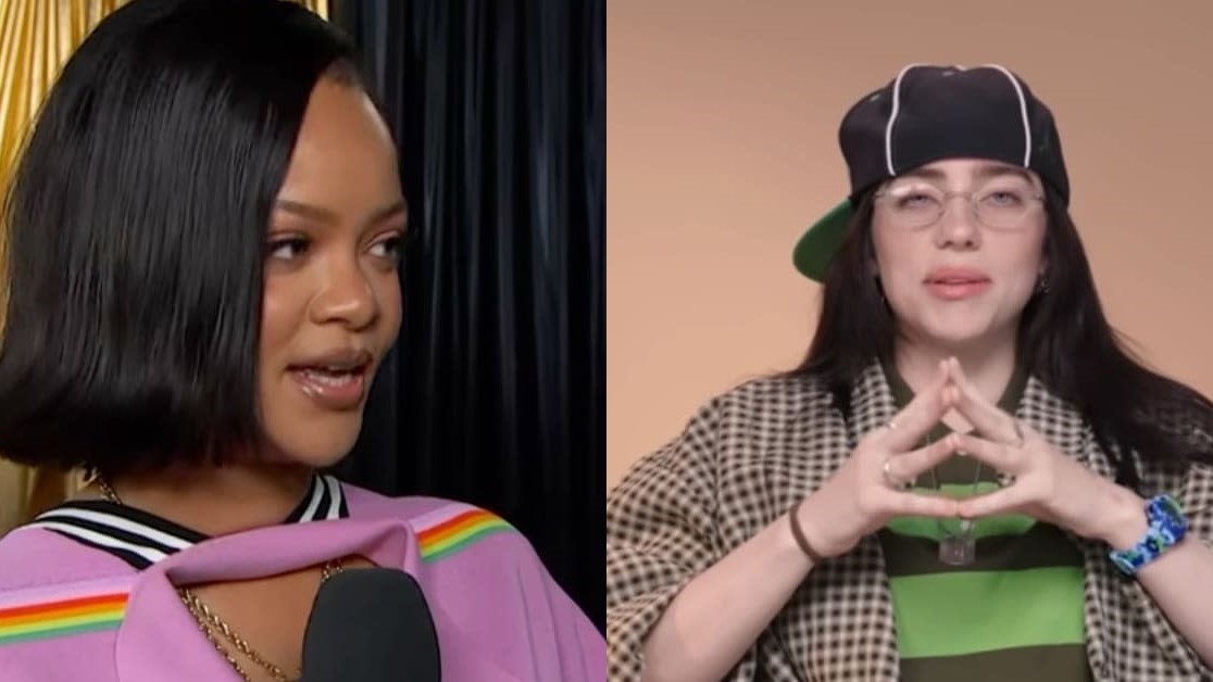 Rihanna revela colaboração dos sonhos: ‘Billie Eilish. Ela é muito boa’