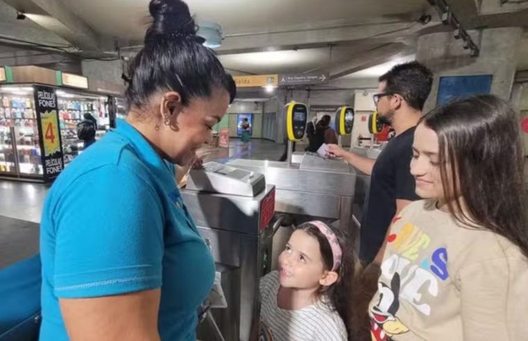 MetrôRio segue com campanha de gratuidade para crianças neste último fim de semana de outubro