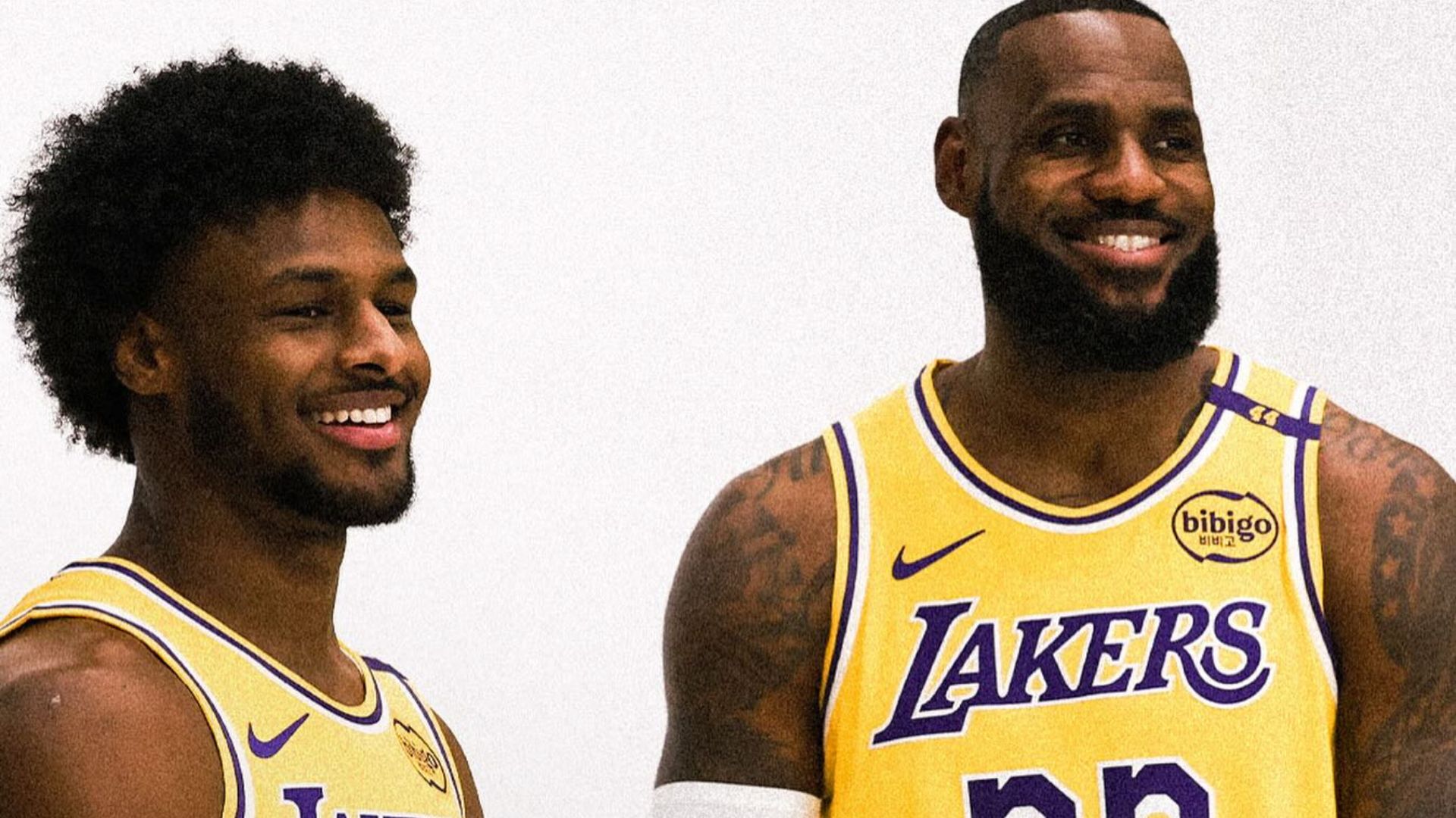 LeBron e Bronny James  juntos no media day dos Lakers: um sonho realizado para astro da NBA