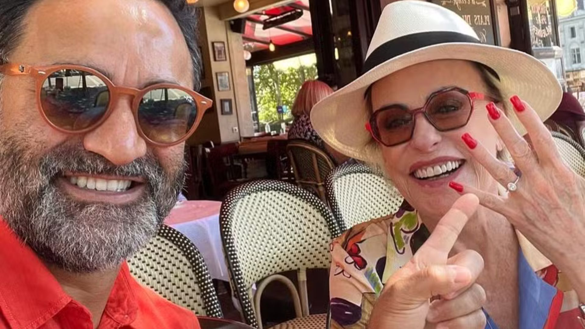 No Instagram, Ana Maria Braga faz declaração de aniversário para namorado: ‘Te amo’