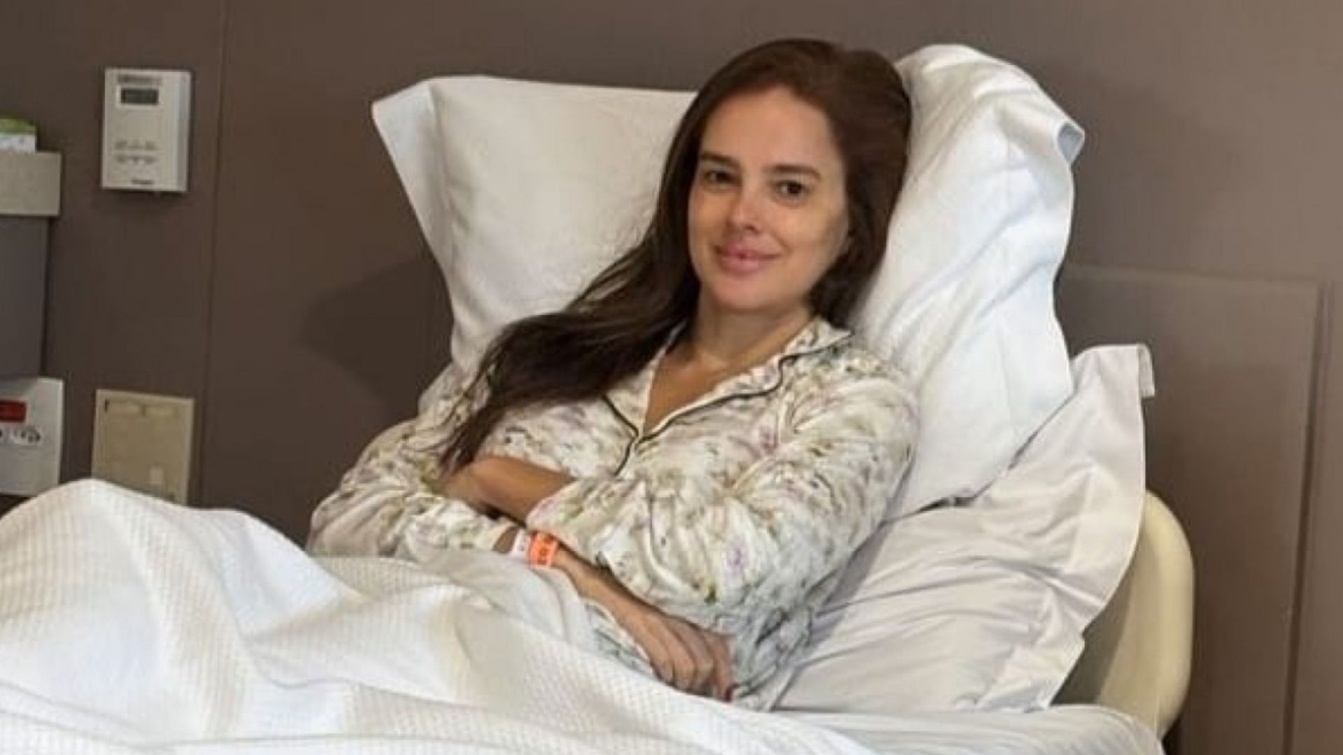 Rodrigo Faro publica foto da mulher, Vera Viel, antes de cirurgia para retirada de tumor raro e maligno