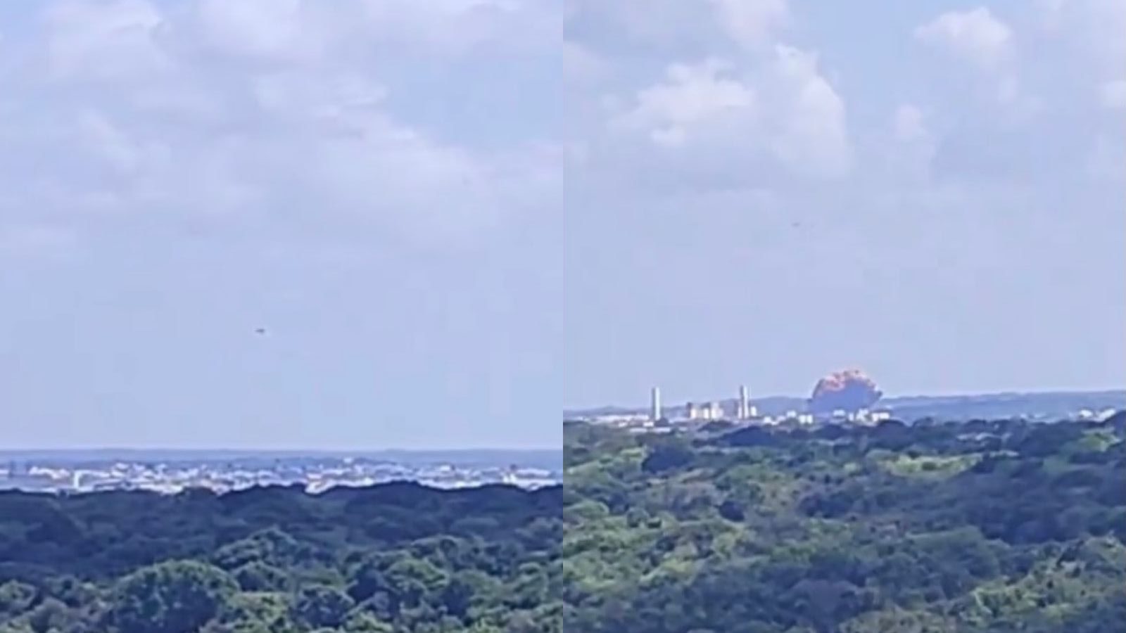 Avião da FAB cai em Parnamirim, Rio Grande do Norte, durante treinamento