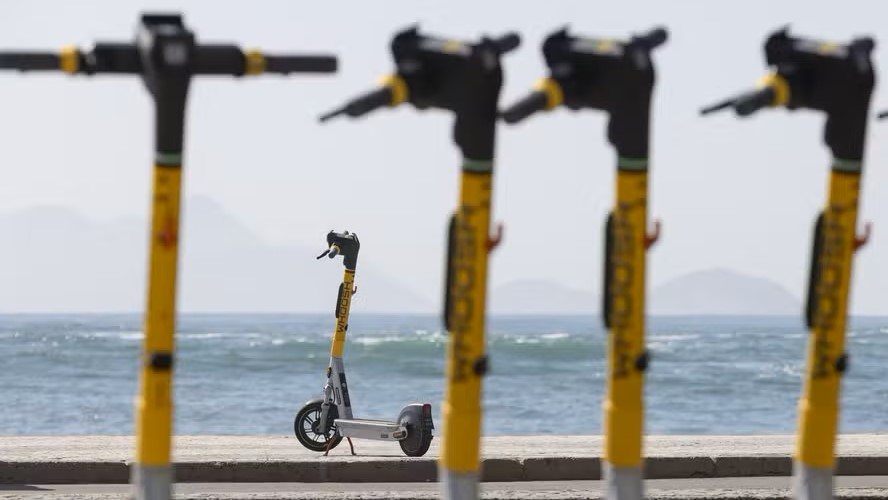 G20 no Rio: patinetes elétricos estão suspensos em certas regiões da cidade por determinação das autoridades