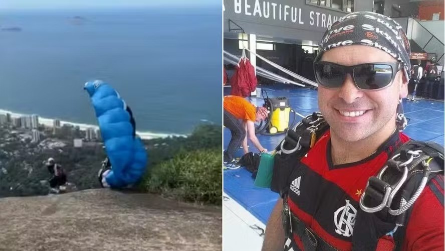 Instrutor de paraquedismo morre em salto de ‘speed fly’; família acredita que foi acidente