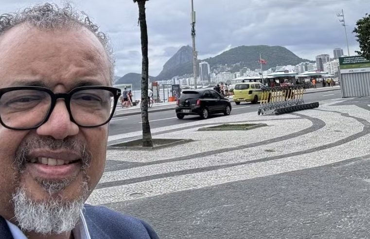 Tedros Adhanom, diretor da OMS, elogia atendimento médico no Rio após alta