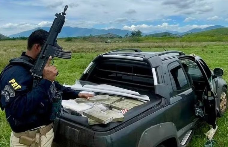 Mais de 650 kg de maconha destinados ao Complexo do Alemão são interceptados pela PRF em operação na Dutra