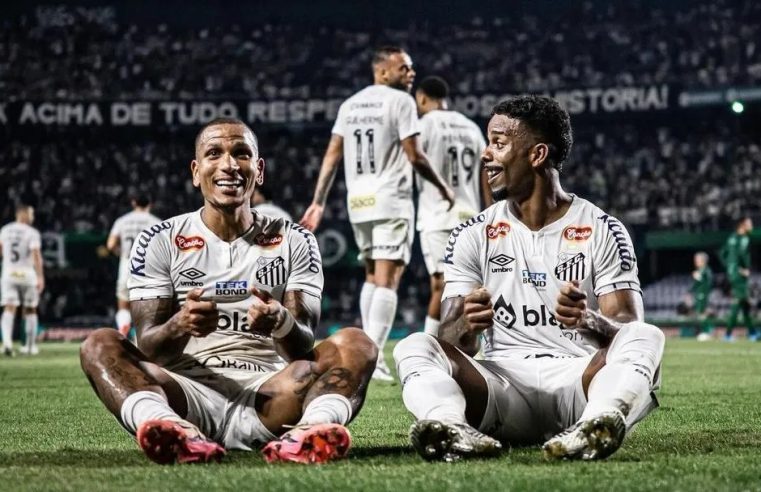 Santos conquista retorno à Série A com gols de Otero e Wendel sobre Coritiba