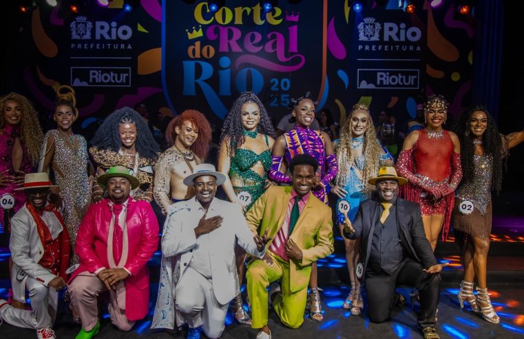 Riotur realiza final do concurso da Corte Real do Carnaval 2025, nesta sexta (22)