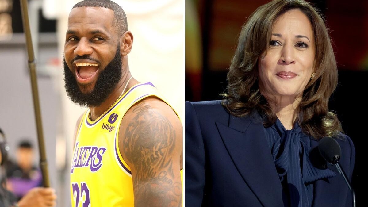 LeBron James anuncia publicamente apoio à Kamala Harris