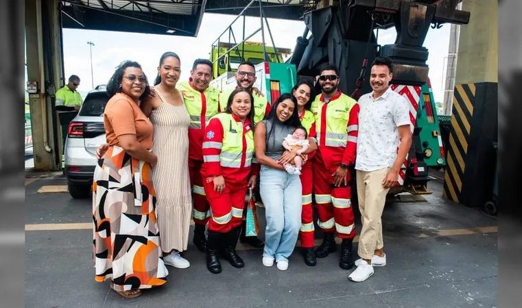 Equipe de socorro médico da Ecoponte realiza parto de emergência na Ponte Rio-Niterói