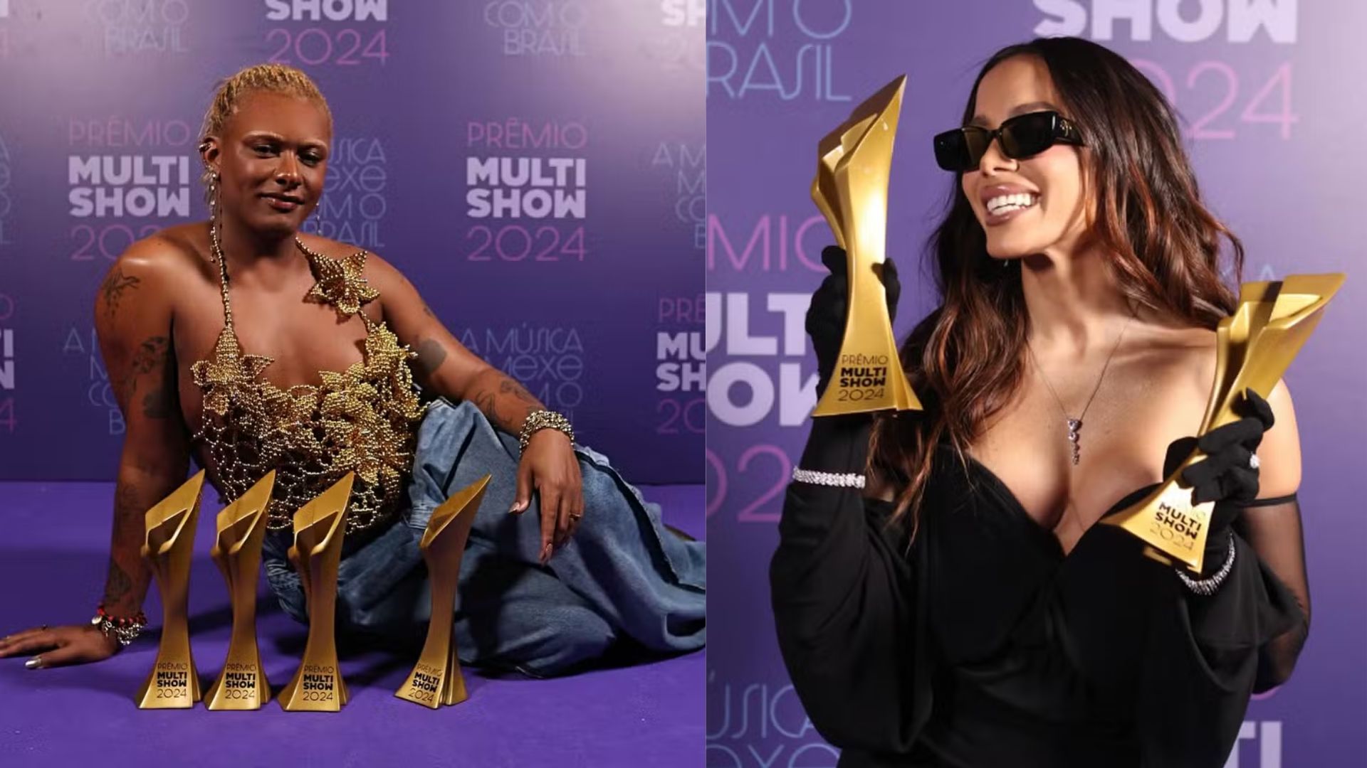 Prêmio Multishow 2024: Liniker é mais premiada, Anitta alfineta e internet se divide