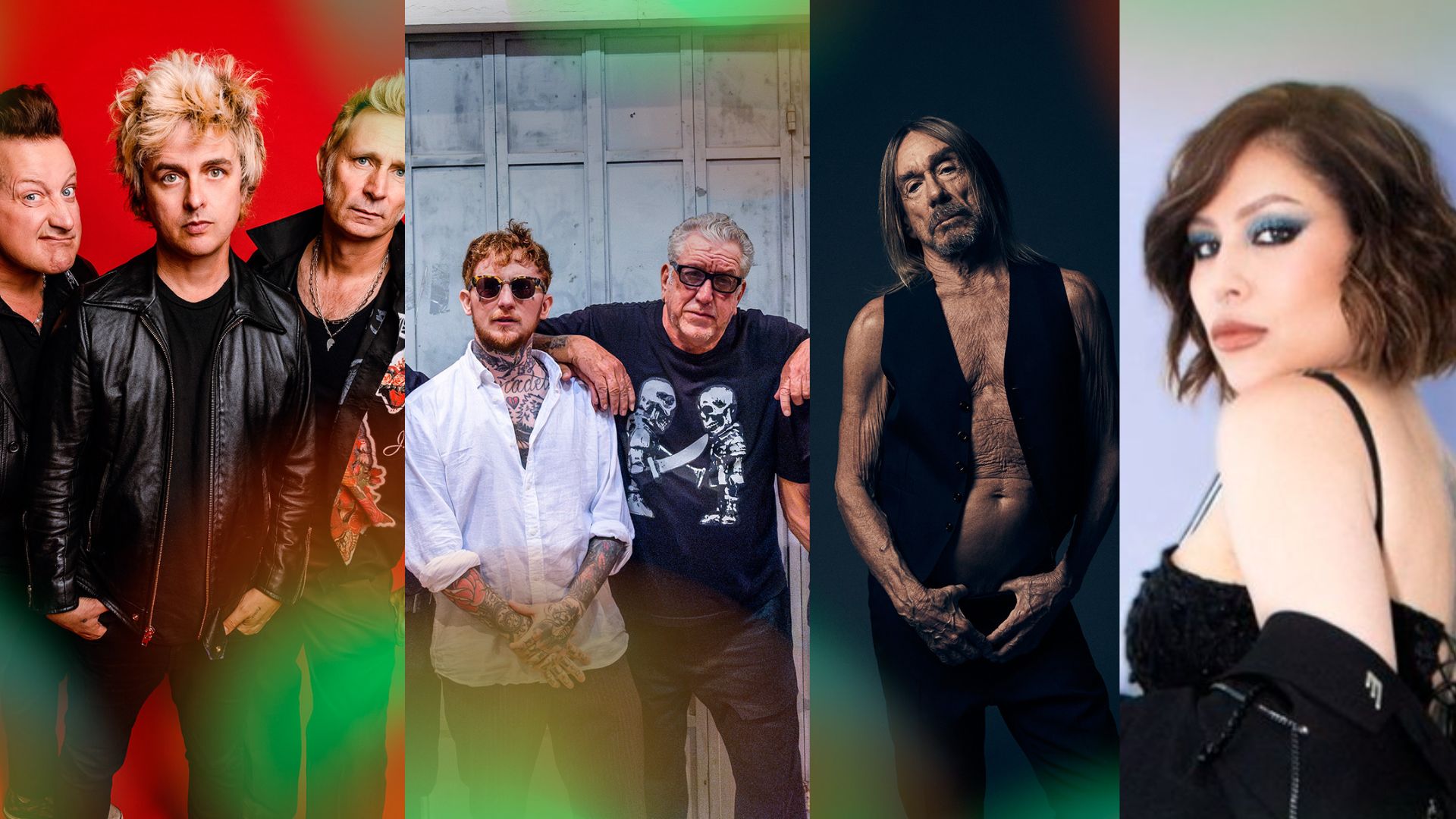 The Town 2025: Green Day, Sex Pistols, Iggy Pop e Pitty são confirmados no line-up