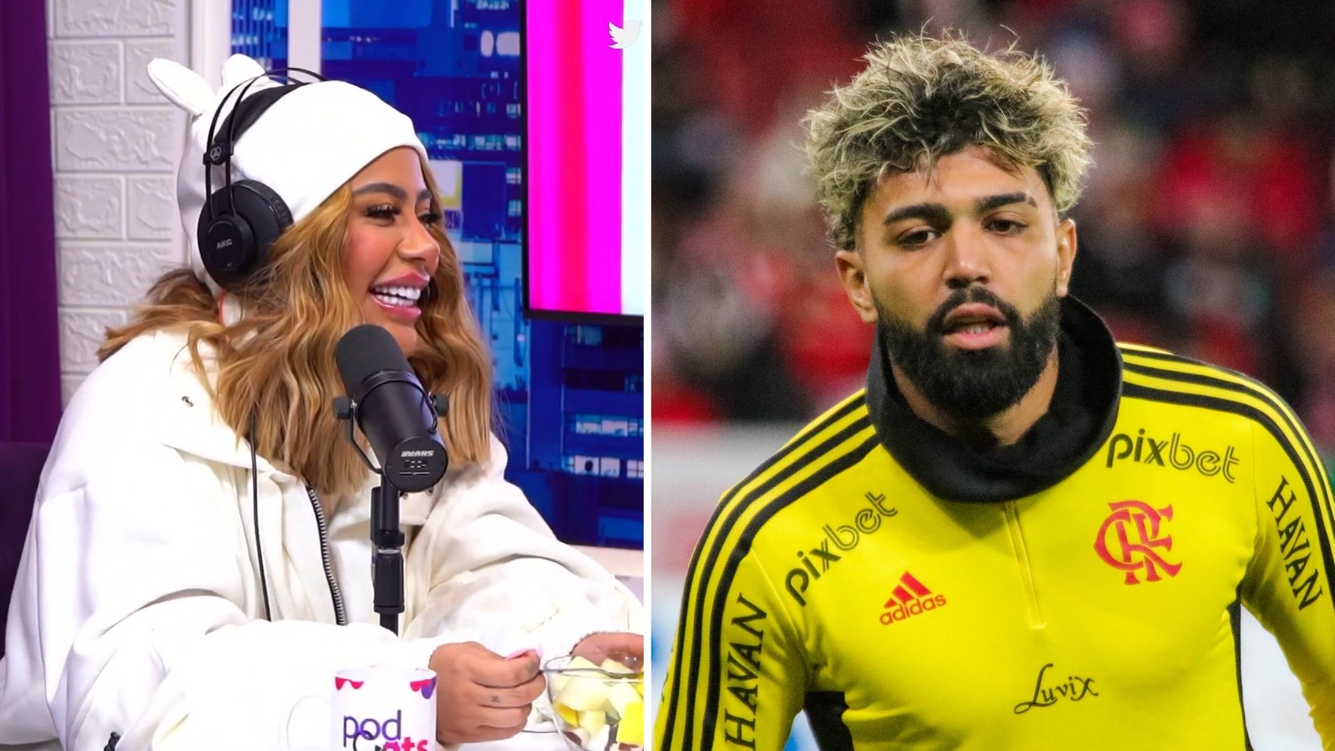 Gabigol e Rafaella reatam namoro de idas e vindas que começou há dez anos