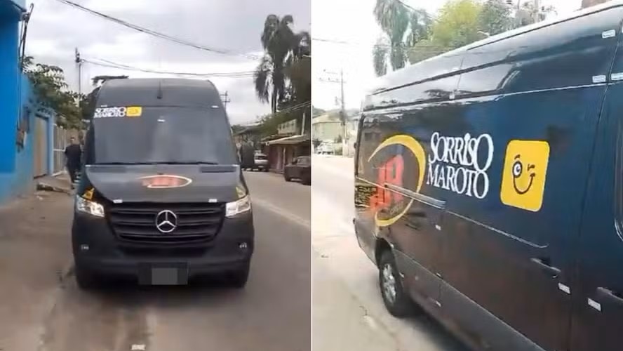 Van com equipamentos do Sorriso Maroto é roubada no Rio e motorista consegue escapar