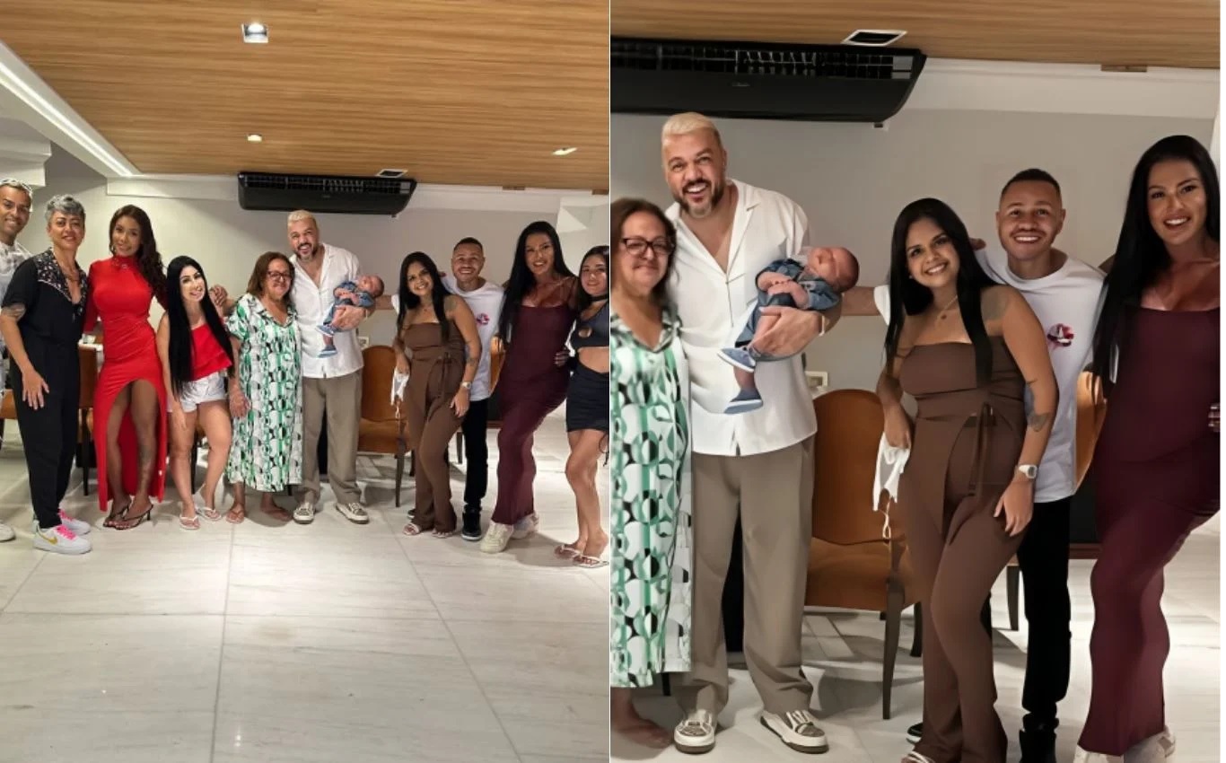 Amizade: Belo e Gracyanne Barbosa passam Natal juntos após divórcio