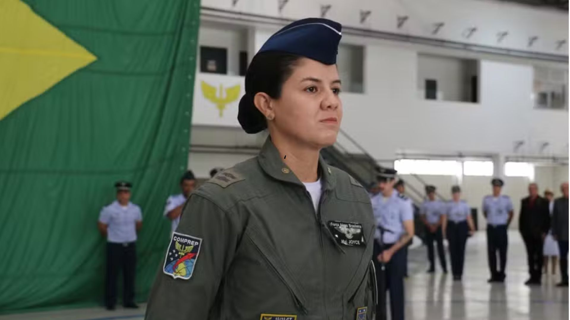 Major Joyce se torna primeira mulher a comandar unidade da FAB