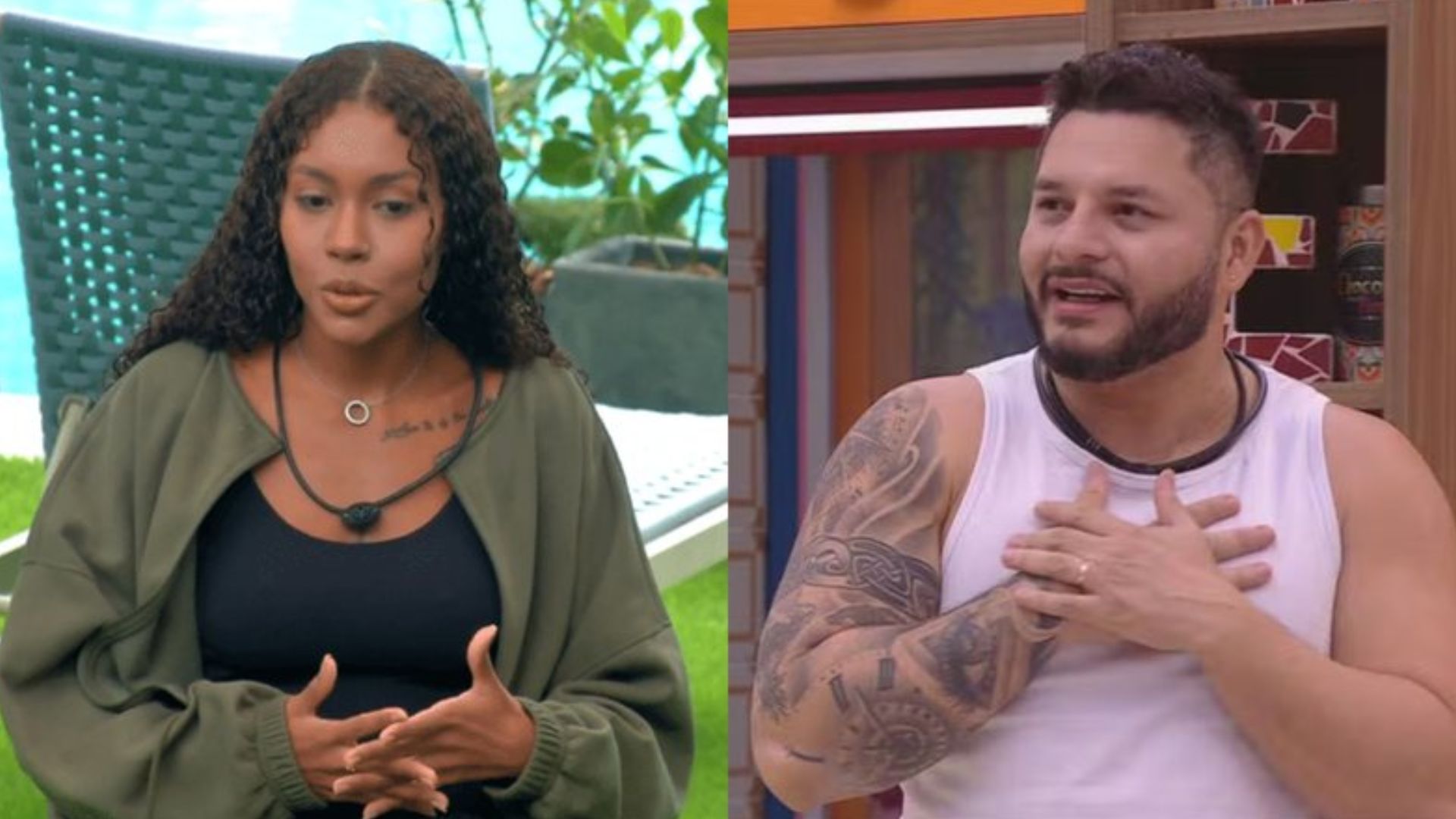 BBB 25: Marcelo confunde Gracyanne com Viviane Araújo e é acusado de machismo por Giovanna