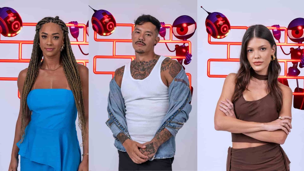 BBB 25: Aline, Gabriel e Vitória Strada se enfrentam em novo paredão