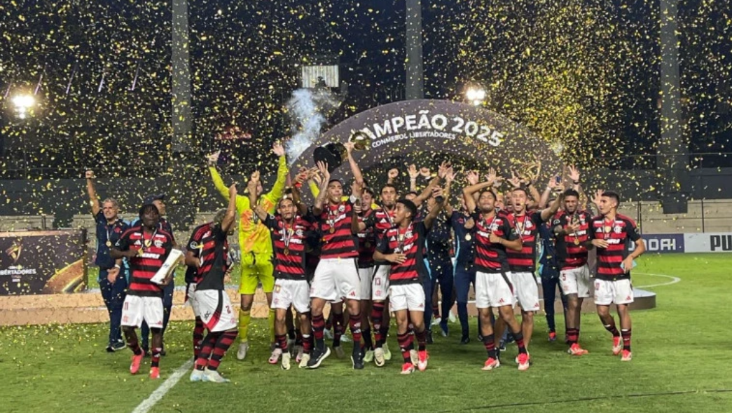 Flamengo vence Palmeiras e é bicampeão da Libertadores Sub-20