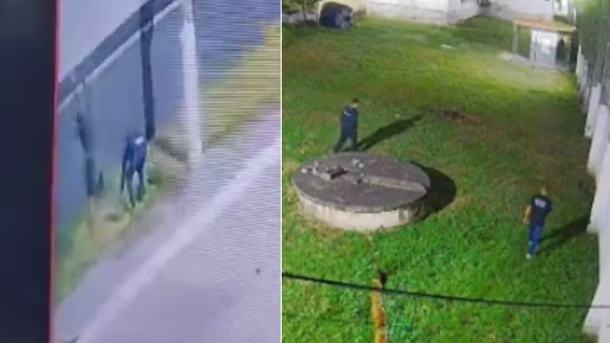Arremesso de celulares e drogas sobre muros vira estratégia em presídio de Bangu