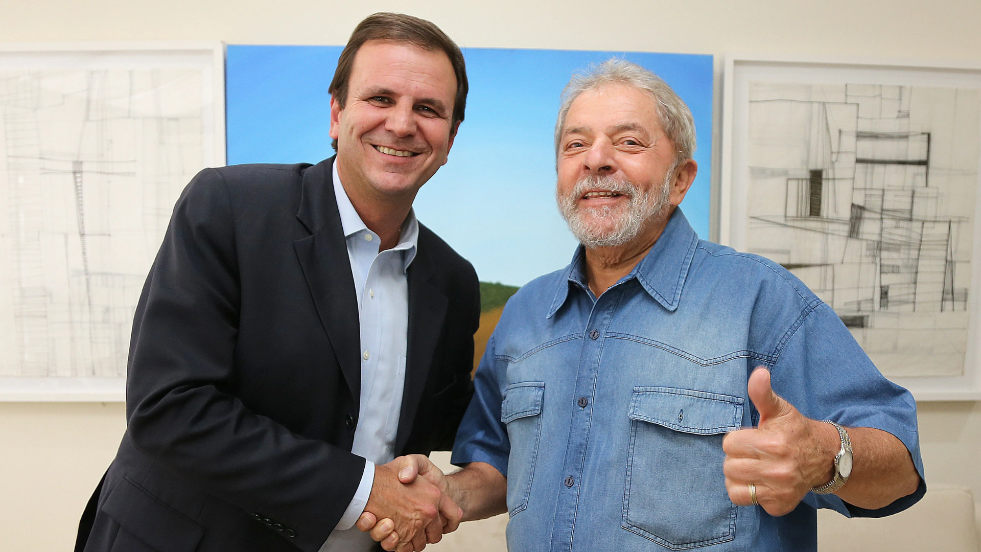 Eduardo Paes pede a Lula que Rio seja reconhecido como capital honorária do Brasil