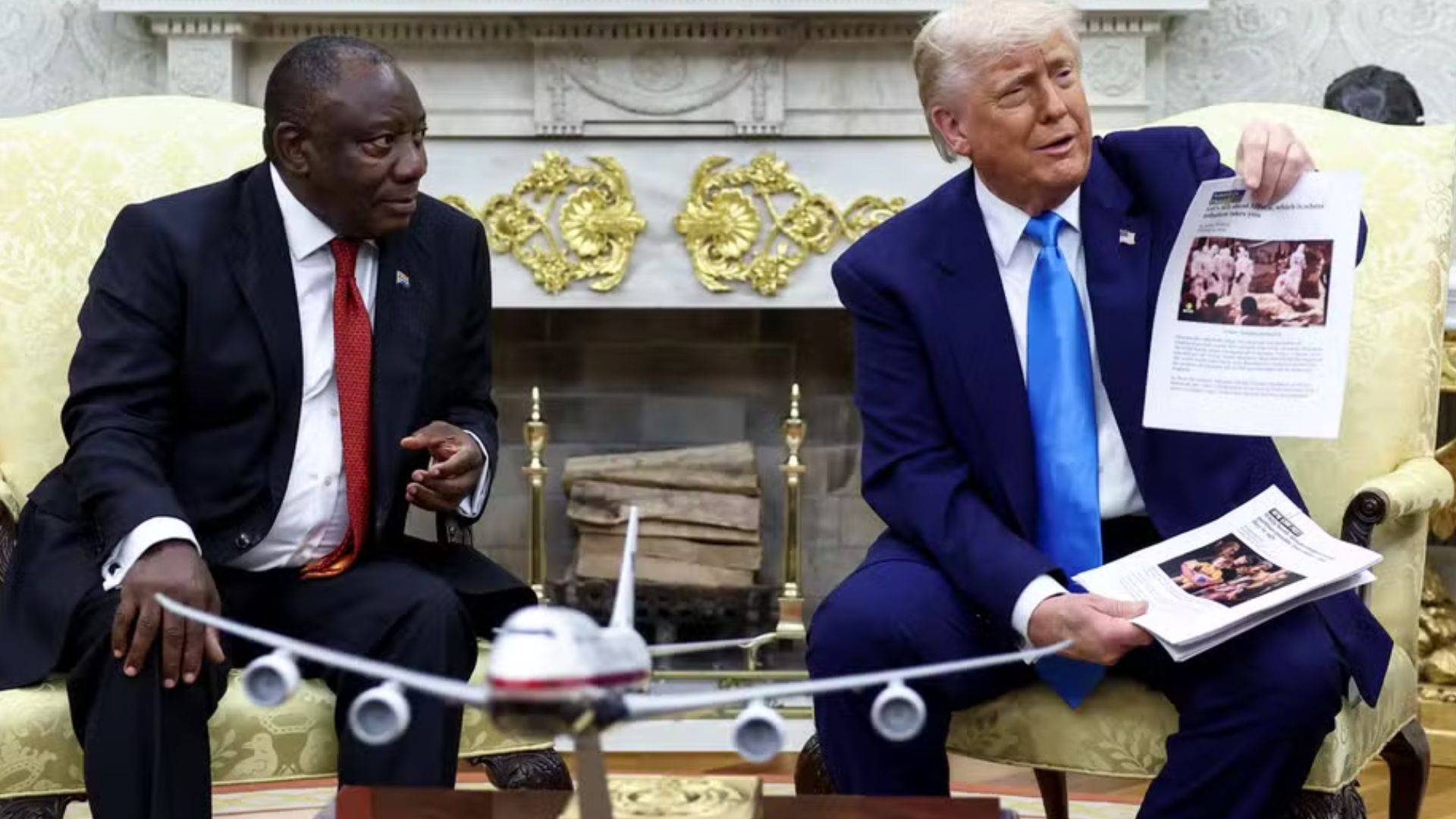 Trump acusa África do Sul de ‘genocídio branco’ oferece refúgio para brancos africâneres