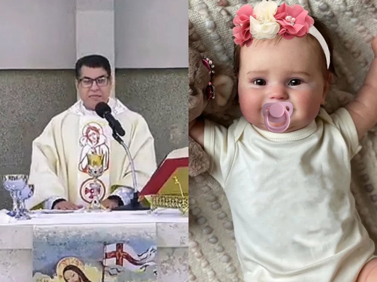 Padre influencer viraliza ao afirmar que não realizará batizados de bebês reborn