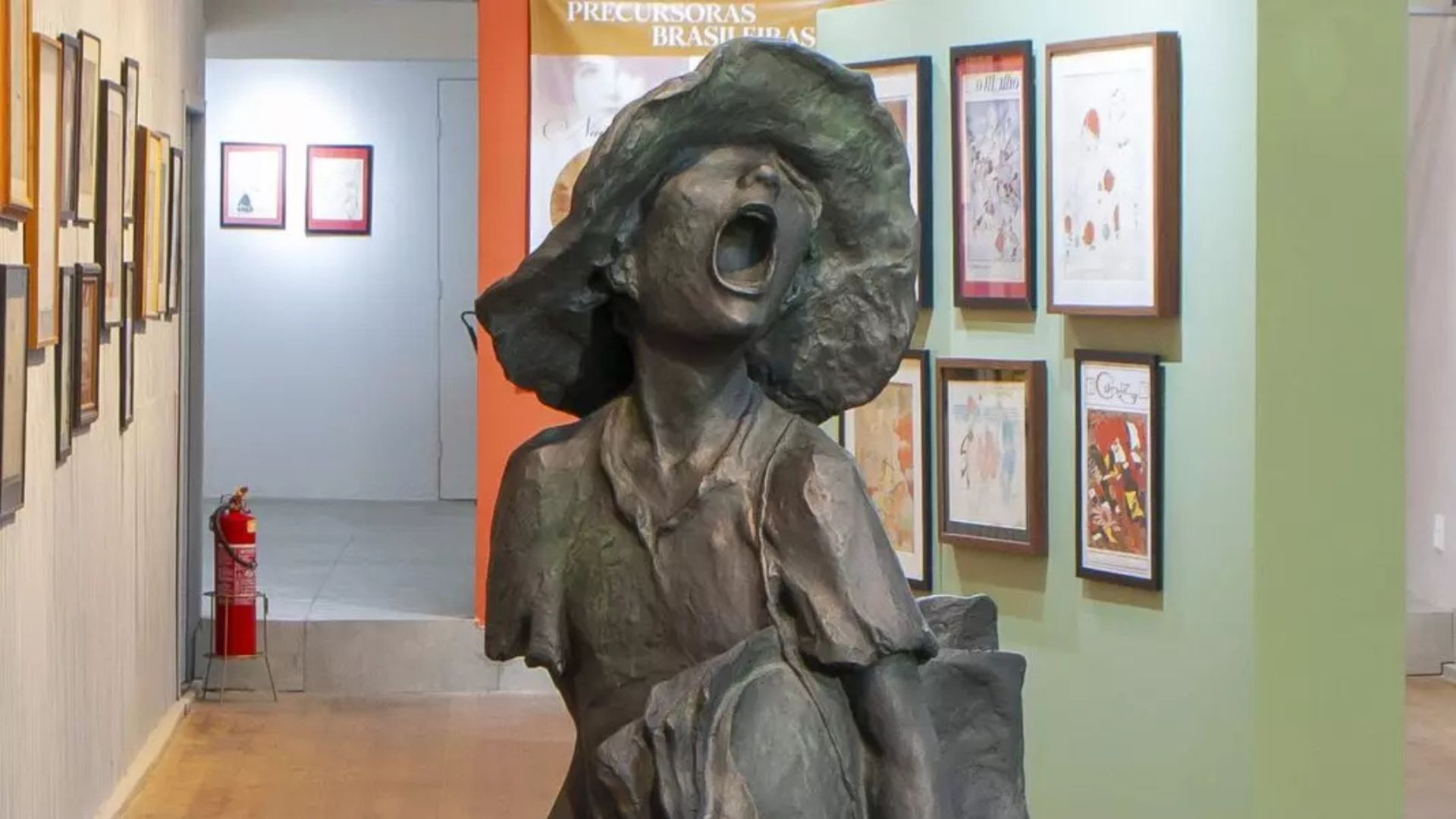 Réplica do Pequeno Jornaleiro estreia no Museu da Caricatura Brasileira no dia 30