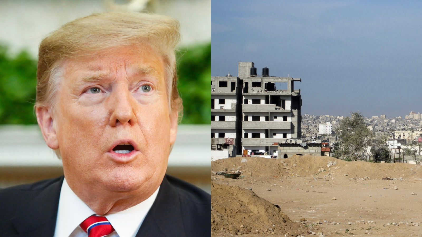 Trump diz que há fome em Gaza e palestinos relatam novo ataque de Israel