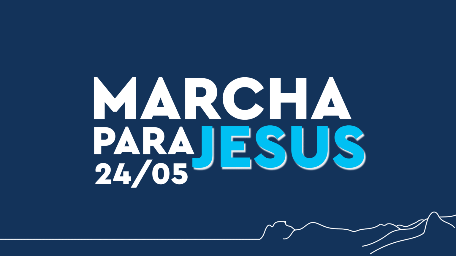 Marcha para Jesus reúne milhares de fiéis no Centro do Rio neste sábado (24)