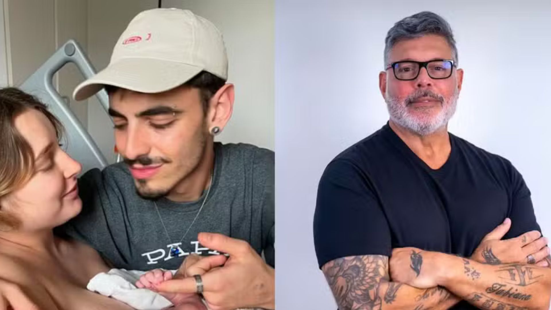 Após homenagem no Domingão do Huck, Alexandre Frota ignora filho mais velho em carta emocionante