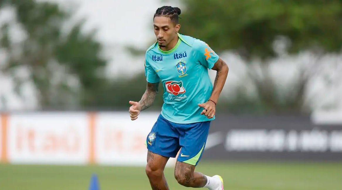 Ancelotti testa Matheus Cunha e Raphinha no ataque da Seleção Brasileira