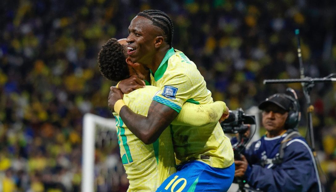 Com gol de Vini Jr, Brasil vence Paraguai por 1 a 0 e se classifica para Copa do Mundo