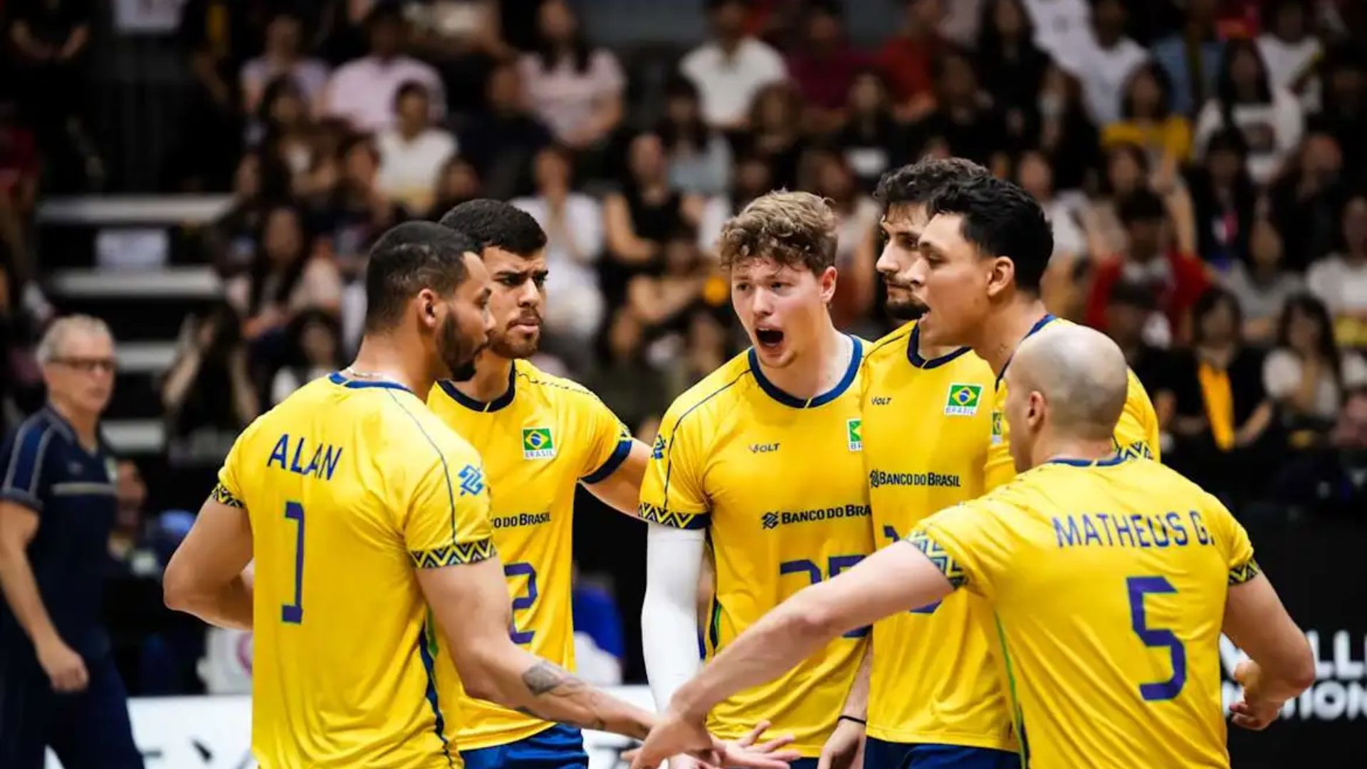 Vôlei: Brasil fecha 1ª fase na liderança e mira no mata-mata na Liga das Nações