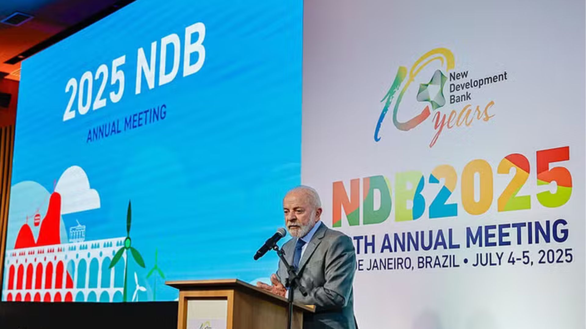 Lula critica modelo de austeridade e diz que medida ‘não deu certo em nenhum país’ durante encontro do Brics