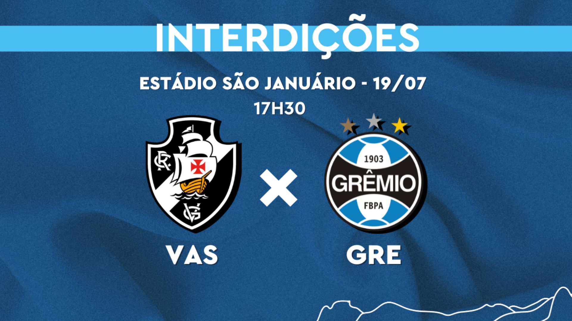 Esquema especial de trânsito foi organizado para Vasco x Grêmio neste sábado (19)
