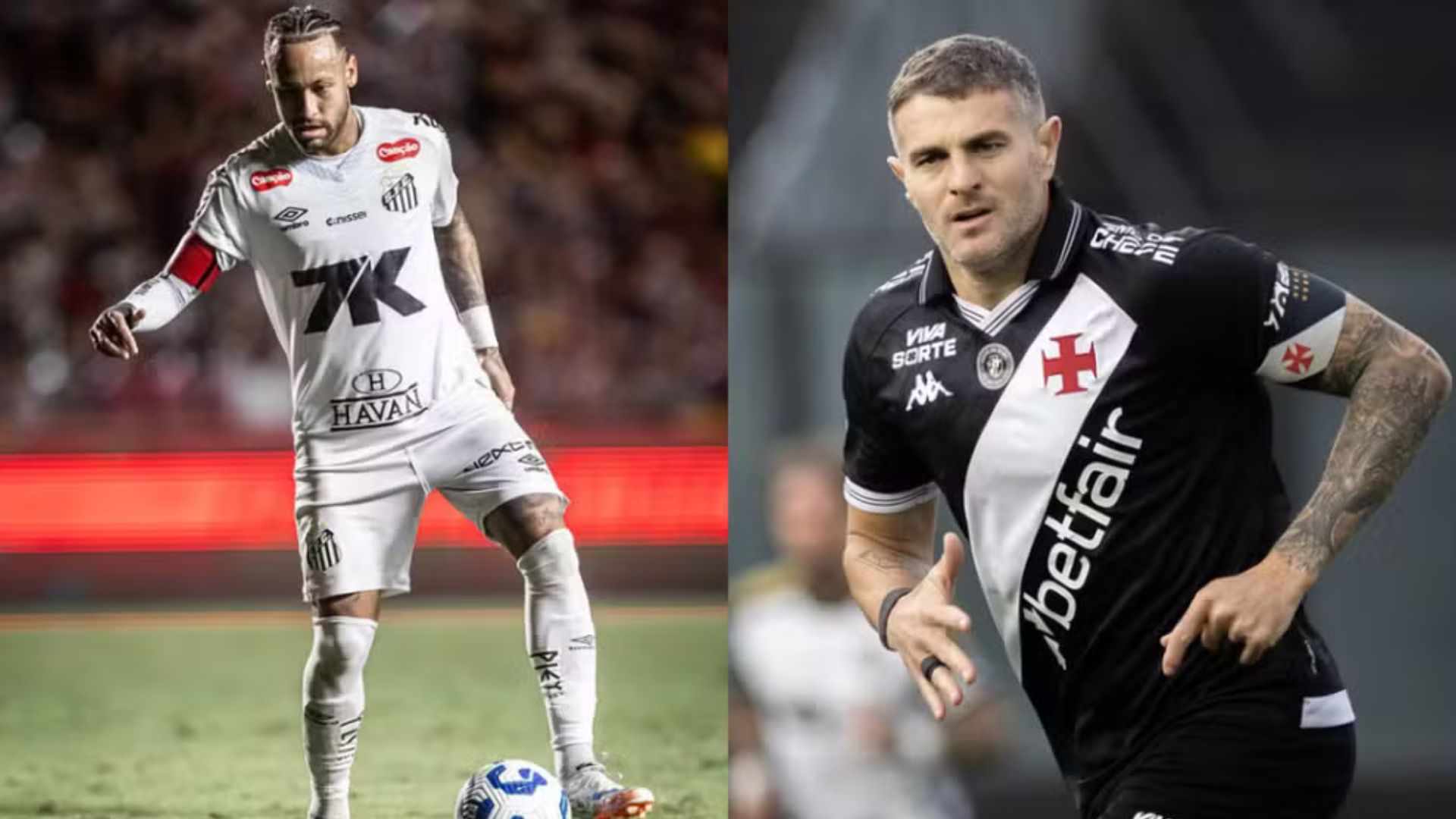 Santos e Vasco jogam neste domingo (17) às 16h no Morumbis pela 20ª rodada do Brasileirão